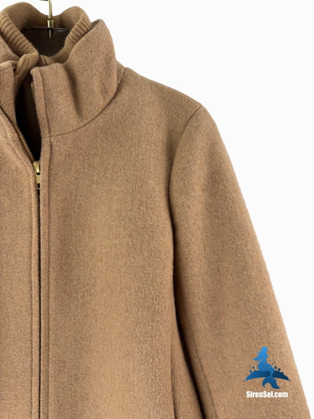 1329 J.Crew Cocoon Coat in Italian Stadium-Cloth Wool Blend – 2P – Camel - Picture 4 of 16